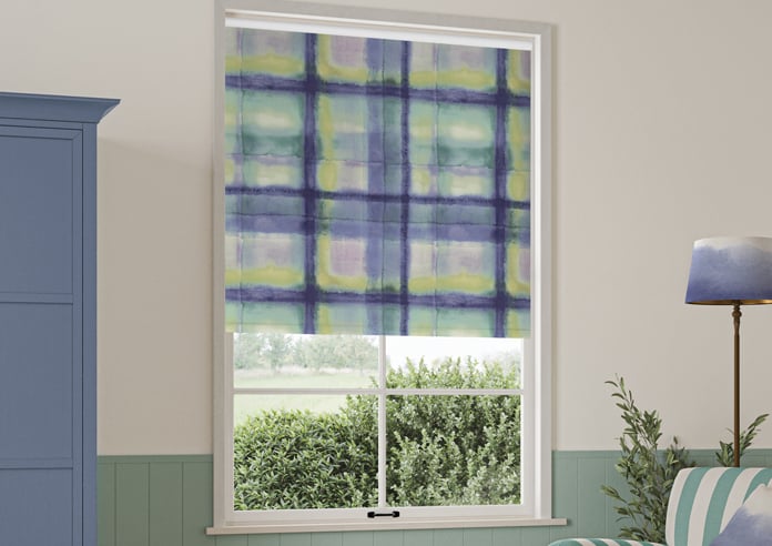 Bluebellgray Tartan, Heather - Twist&Fit Roller Blind - Image 5